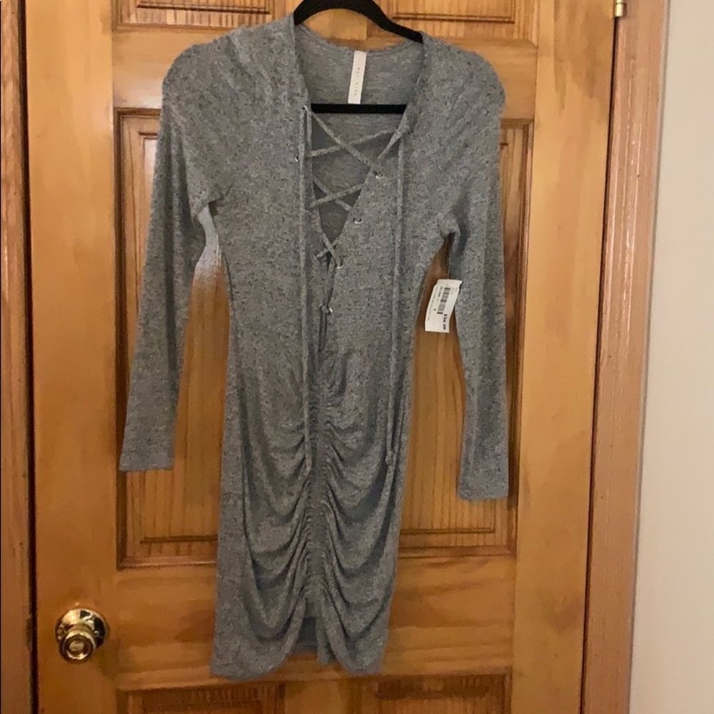 Grey shape dress
